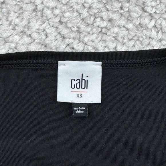 Cabi Black Henley Tunic Swing Tee Oversized - Picture 4 of 7